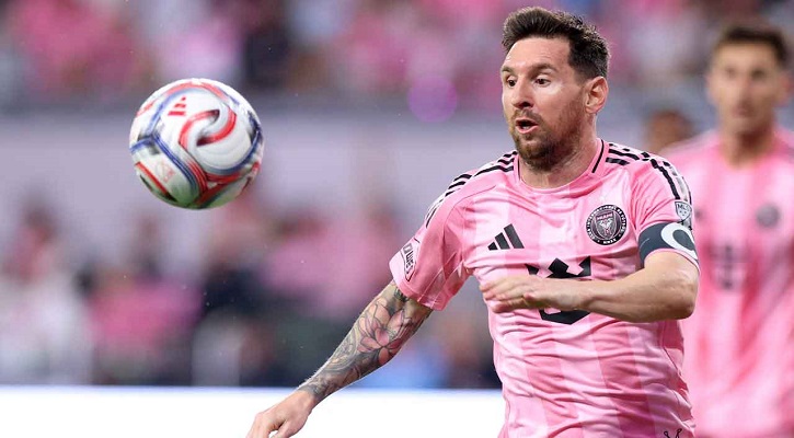 নতুন মাঠে মেসির গোল, তবু জয় পেল না ইন্টার মায়ামি